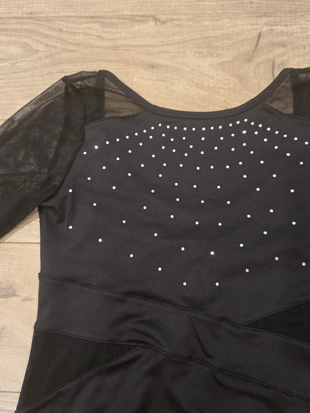 NWT Justice Long Sleeve Rhinestone Leotard Set Multisize Avail XS 5/6 & LG 12/14